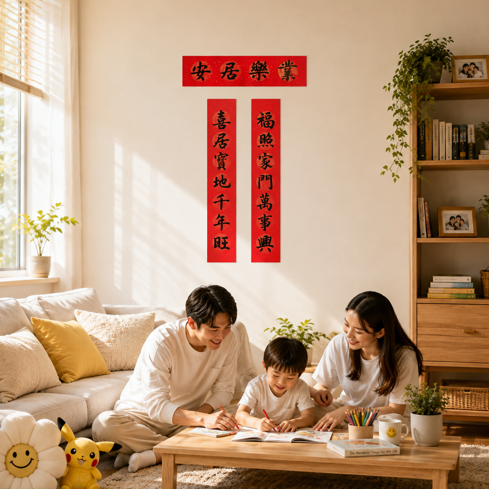 手写春节对联 Malaysian Chinese Calligraphy