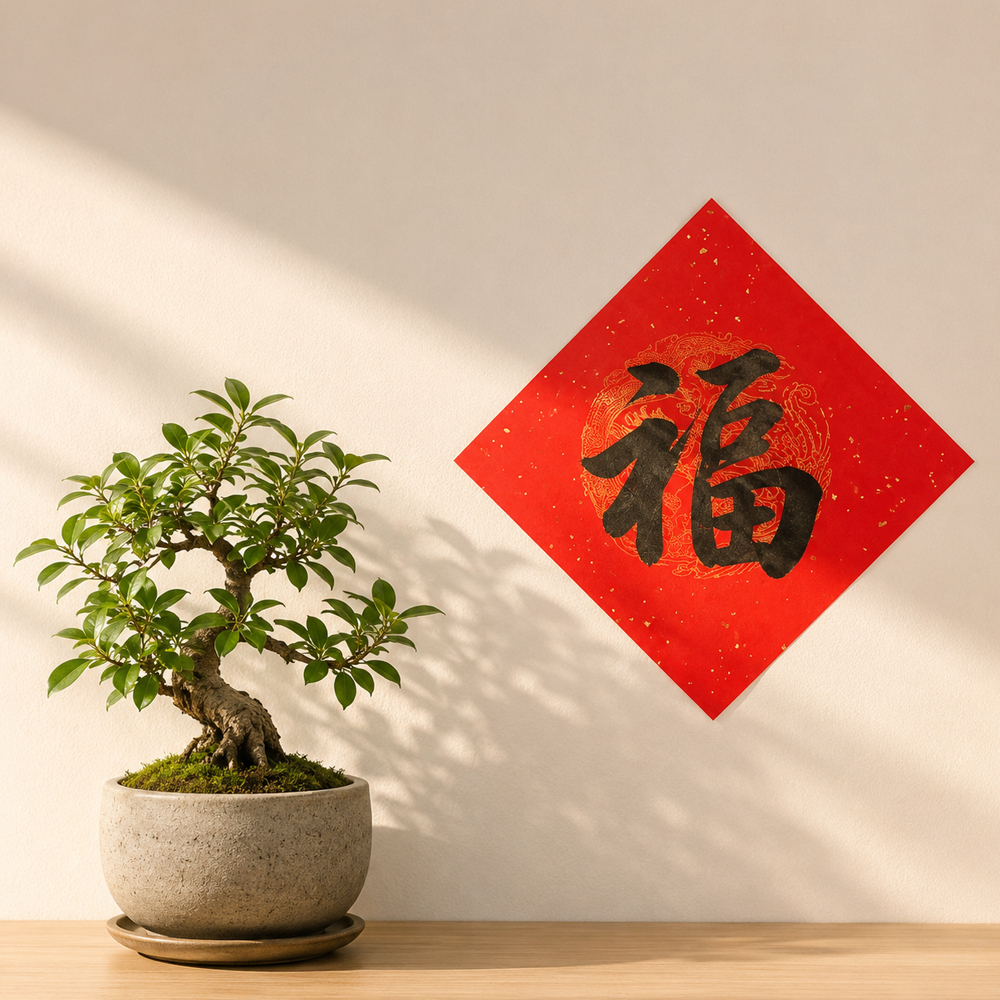 福字贴， 斗方书法 Chinese Calligraphy